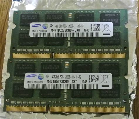 Yahooオークション サムスン製 Ddr3 Pc3 12800s 204pin 4g 2枚 8g