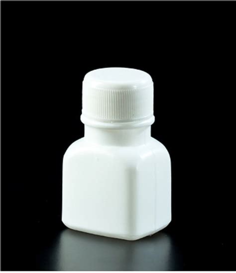 White Gm Square Hdpe Jar For Storage Capacity Over Flow Capacity