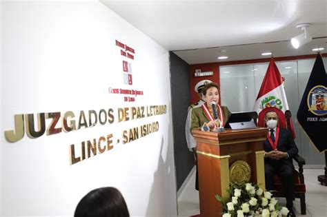 Poder Judicial Inaugura Nueva Sede De Juzgados De Paz Letrado De Lince