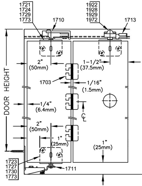 Johnson Hardware Fs Side Mounted Bi Fold Door Hardware