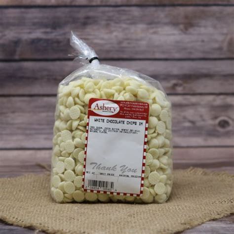 White Chocolate Chips 1M - Ashery Country Store