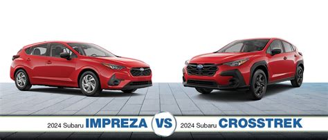 2024 Subaru Impreza vs Crosstrek | Size, Features, Technology