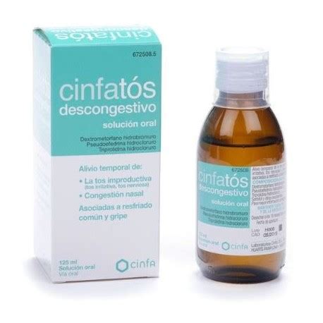 Comprar Cinfatos Descongestivo Solucion Oral 1 Frasco Vidrio Precio