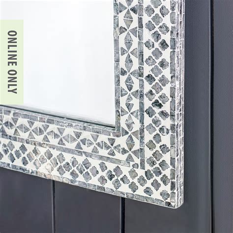 Design Republique Capiz Inlay Mirror