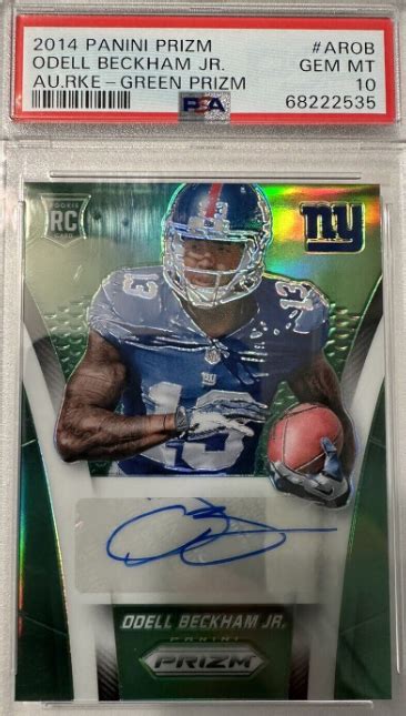 Most Valuable Odell Beckham Jr Football Cards