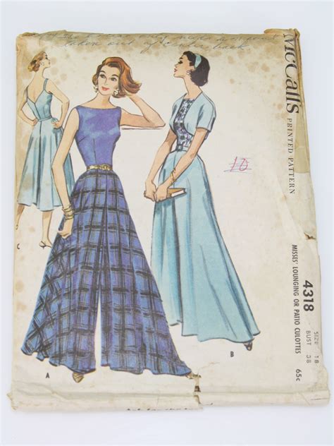 50s Sewing Pattern McCalls Pattern No 4318 1957 McCalls Pattern No