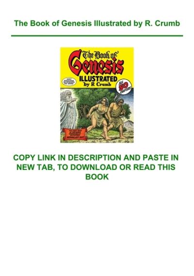 Read The Book Of Genesis Illustrated By R Crumb Pdf