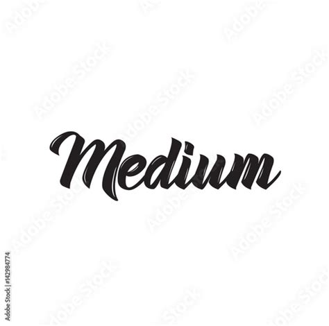 Medium Text Design Vector Calligraphy Usable As Background Stock