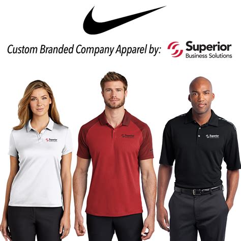 Custom Nike Polo Shirts / Company Logo - Superior Business Solutions