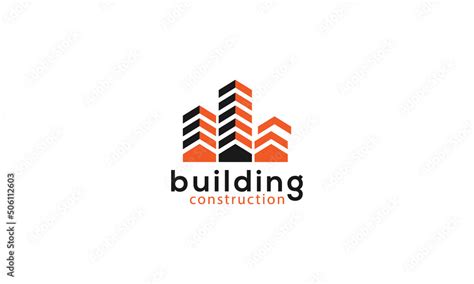 Building Construction Logo Design Vector Templet Stock Vector Adobe