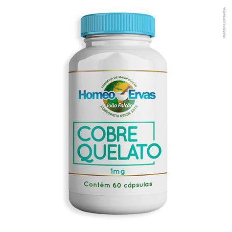 Tudo Sobre Cobre Quelato 1mg 60 Cápsulas