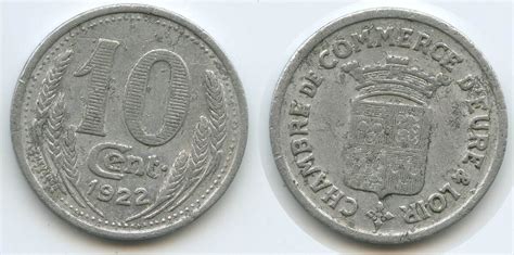 Frankreich Centimes Token Notgeld Gy Eure Et Loir