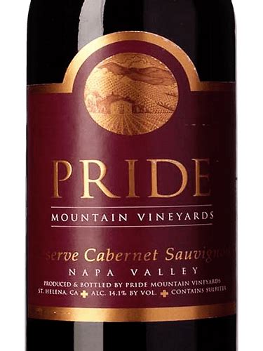 2007 Pride Mountain Vineyards Reserve Cabernet Sauvignon Vivino US