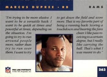 Marcus Dupree Gallery | The Trading Card Database