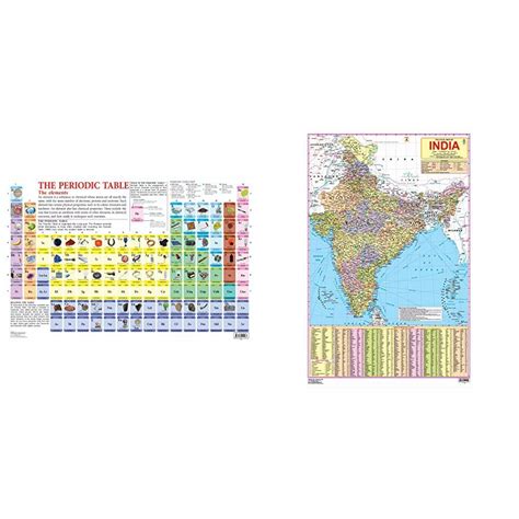 Buy Periodic Tableindia With New Union Territories Of Jammu