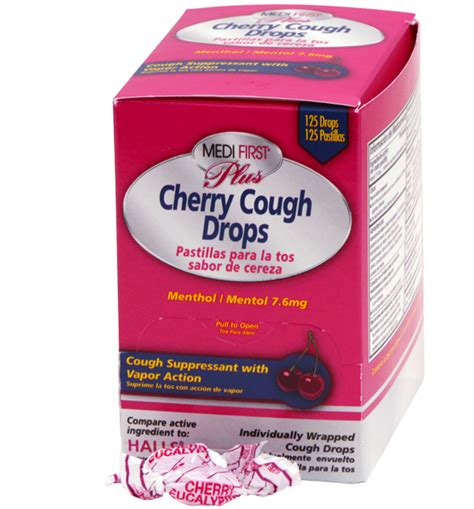 Cherry Cough Drops - Compare To Halls 50/box