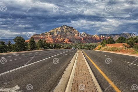 On The Way To Sedona Arizona Usa Stock Image Image Of Cloudscape