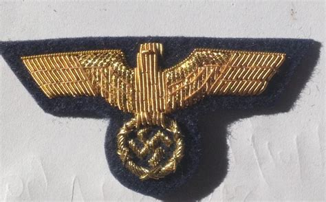 Kriegsmarine Officers Cap Eagle Ww Depot