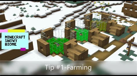 Minecraft Snowy Biome Ideas 1 Farming Builds Gaming With Tanmayborade Youtube