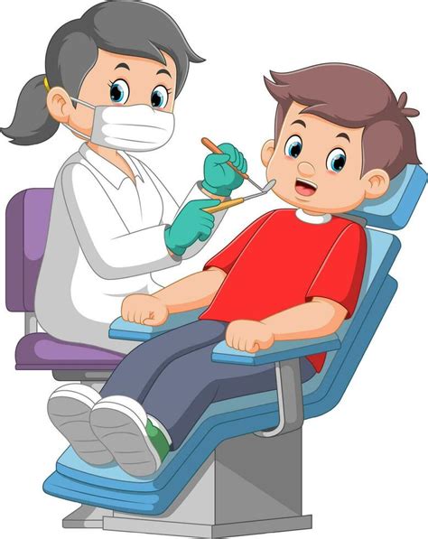 Dentist Woman Holding Instruments And Examining Patient Man Teeth