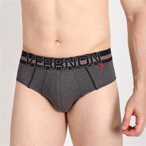 Buy Inner And Outer Elastic Briefs Underwear For Men With Front Pouch Verrnon