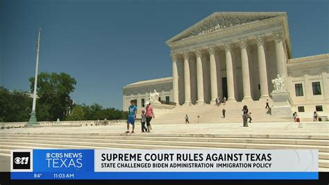 Supreme Court Rules Against Texas On Biden Immigration Policy Youtube