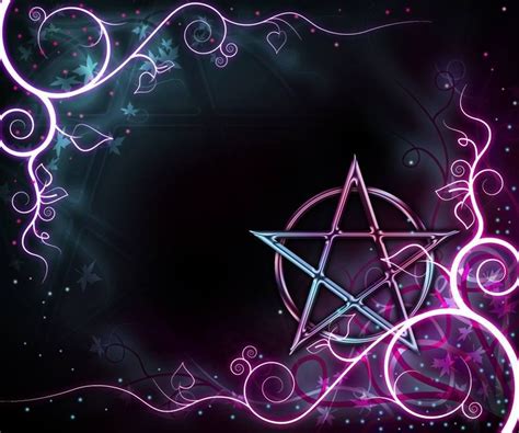 Gorgeous Pentagram Graphic Pagan Wiccan Witchy Wiccan Art Wiccan