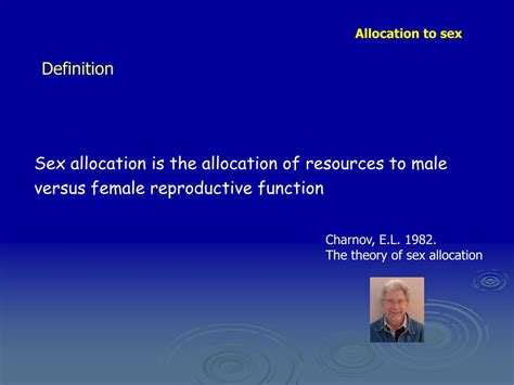 Ppt Sex Allocation Theory Powerpoint Presentation Free Download Id3432786