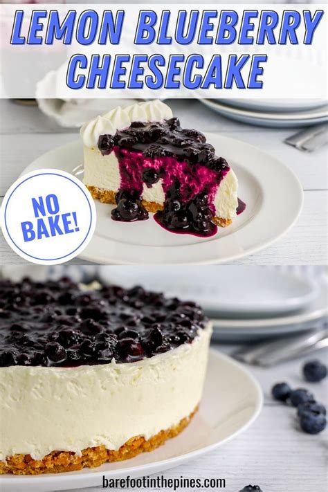 No Bake Lemon Blueberry Cheesecake Artofit