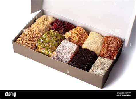 Turkish Delight Set Of Assorted Turkish Delights With Various Flavors