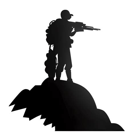 Rifle Silhouette Graphic · Creative Fabrica