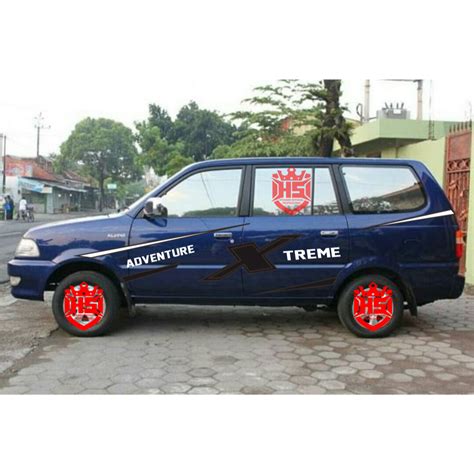 Jual Stiker Mobil Kijang Super Stiker Body Kijang Super Stiker Kijang