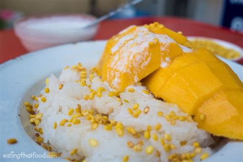 Khao Neow Mamuang Mangoes With Sticky Rice Sticky Rice Recipes