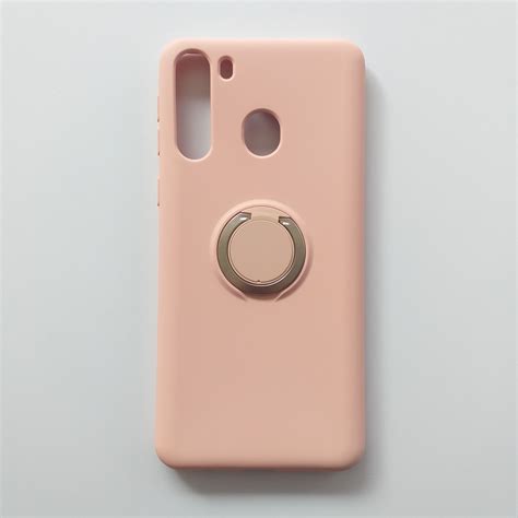 Capa Silicone Samsung A21 Rosa Reforçada WilTec Tecnologia