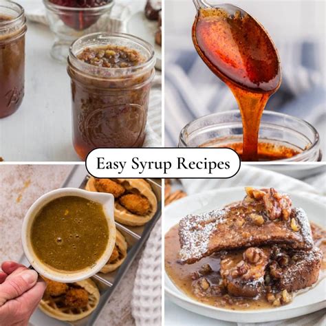 Easy Syrup Recipes - Kitchen Divas