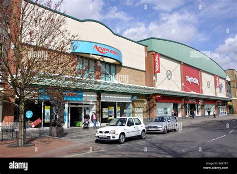 Argos And Tk Maxx Stores Queensway Crawley West Sussex England