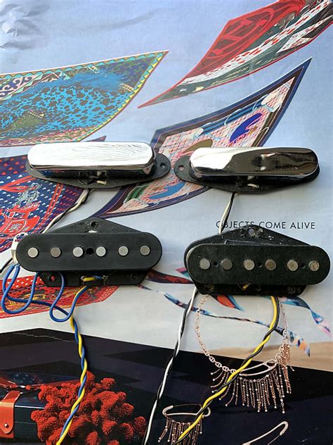 Fender Squier Series Telecaster Single Coil Pickup Set Two Reverb