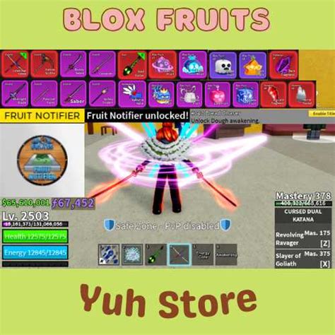 Blox Fruit Account Lv Full Gear Awaken Cyborg Race V Fruit