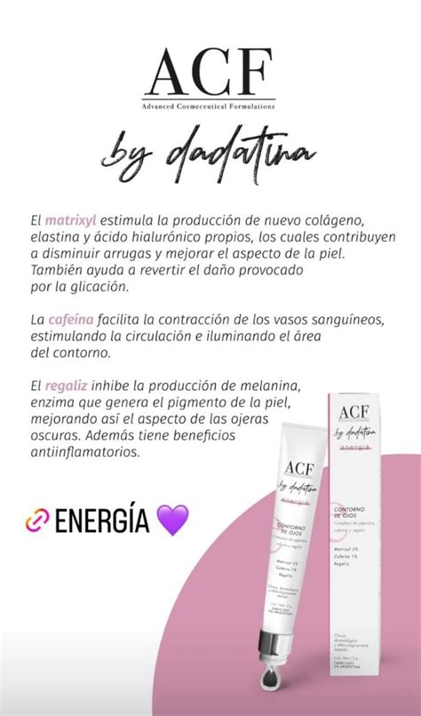 Energia Contorno De Ojos By Dadatina Acf Obsidiana Makeup