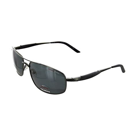 Men S Polarized Rectangular Sunglasses Ruthenium Carrera Touch Of Modern