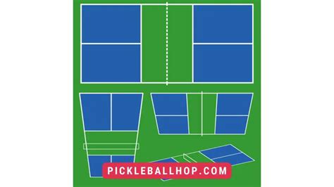 Pickleball court colors – Color's significance - Pickleball Hop