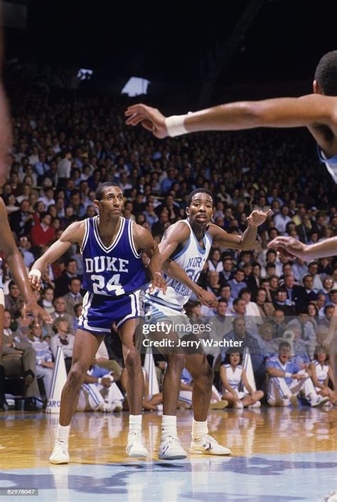 Duke Johnny Dawkins In Action Vs Unc Kenny Smith Chapel Hill Nc News