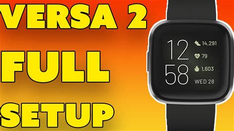 How To Setup The Fitbit Versa 2 On IPhone And Android YouTube