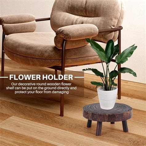 Lot De Mini Tabouret En Bois Pr Sentoir Fleurs Tag Re Pour