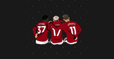 Kobbie Mainoo Alejandro Garnacho Rasmus Hojlund United Youth Trinity