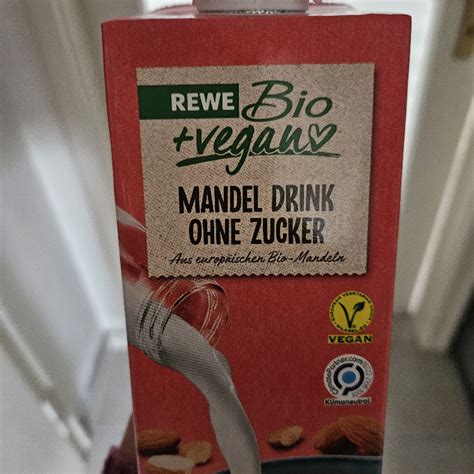 Rewe Bio Mandel Drink Natur Ohne Zucker Kalorien Neue Produkte Fddb