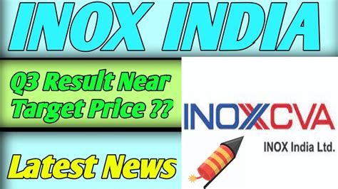 INOX INDIA SHARE INOX INDIA Q3 RESULT NEAR INOX INDIA PRICE TARGETS