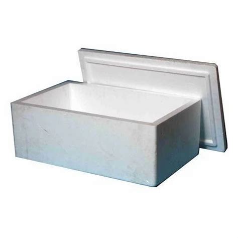 White Normal Eps Rectangle Thermocol Ice Box Rs 220 Kg Thermo Shield