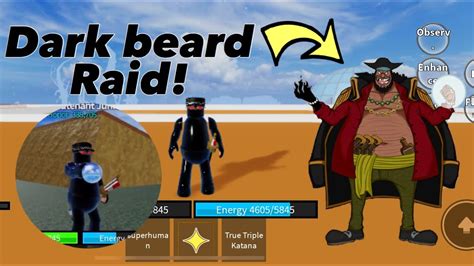 [Blox Fruits] Dark Beard Raid! Rare Artifact! - YouTube