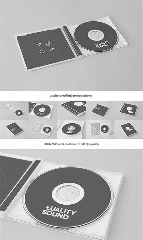 20 PSD CD DVD Cover Mockup Templates DzineWatch